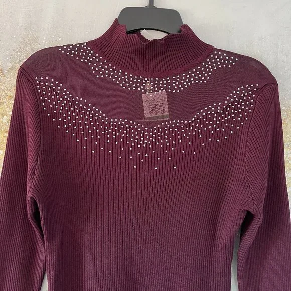 Greige Ribbed Sweater (NWT) - Picture 2 of 12